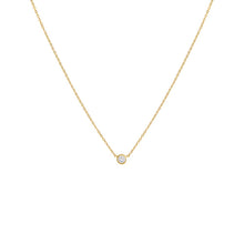 Load image into Gallery viewer, Mini Bezel Necklace Gold
