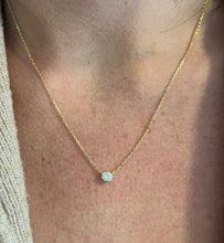Load image into Gallery viewer, Mini Bezel Necklace Gold
