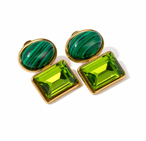 Jojo Earrings Green