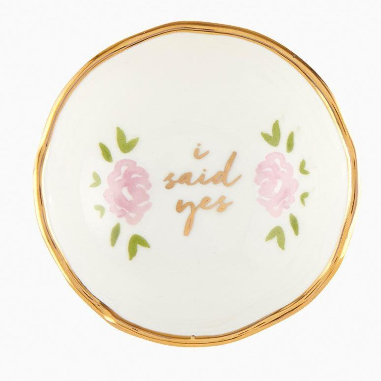 I Said Yes Ring Dish