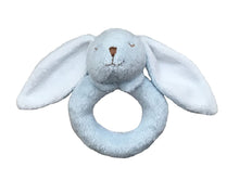 Load image into Gallery viewer, Plush Animal Rattle Blue
