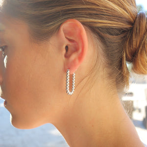 Anna Silver Drop Earrings