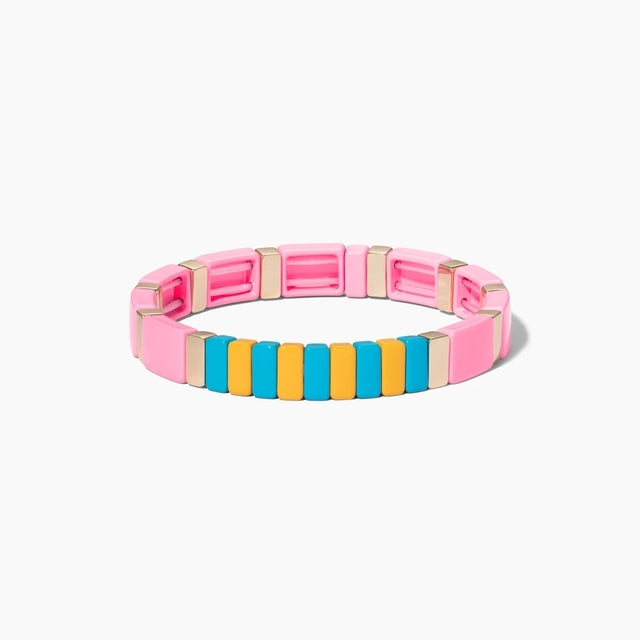 Colored Tile Bracelet